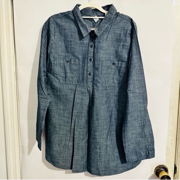 Old Navy | Top | Maternity Chambray Tunic - Picture 1 of 4